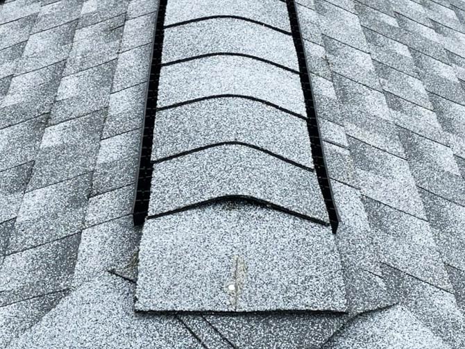 Ridge cap shingles