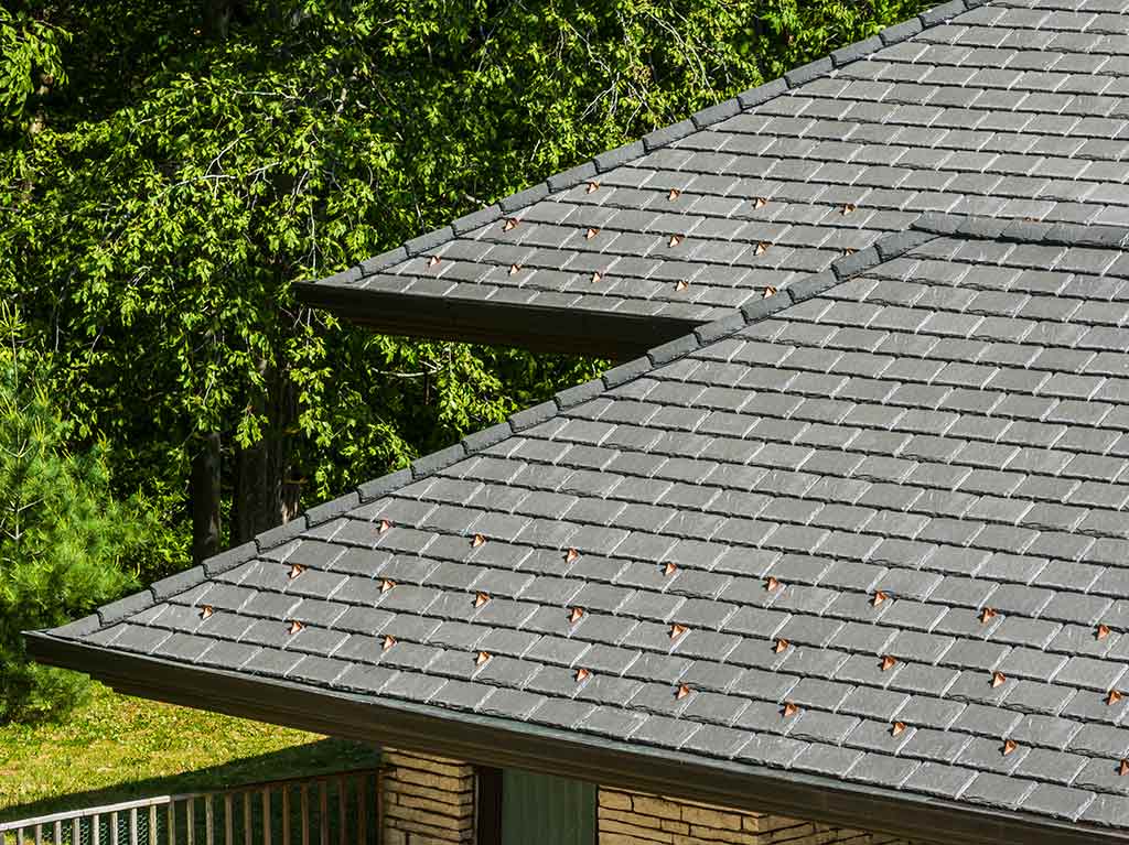 DaVinci Project of the Year Award winning house up close shingle view