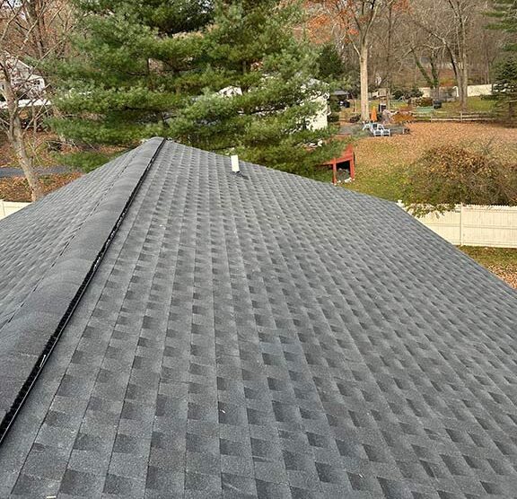 finished roof top view