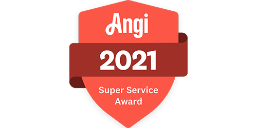 Gunner Roofing earned the Angi Super Service award in 2021