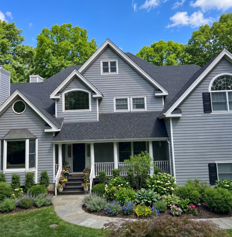 Bedford, Westchester, NY – GAF Timberline HDZ Shingles Roof, Chimney Flashing