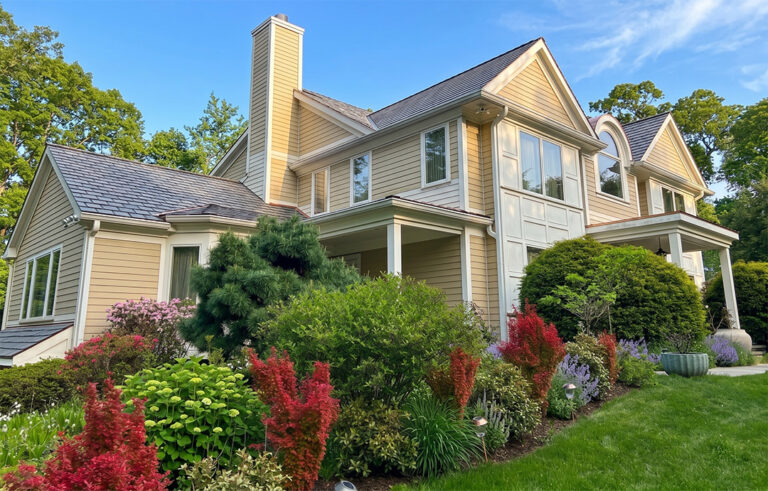 Cos Cob, Fairfield County, CT – Brava Single Width Slate, Red Copper Flashing